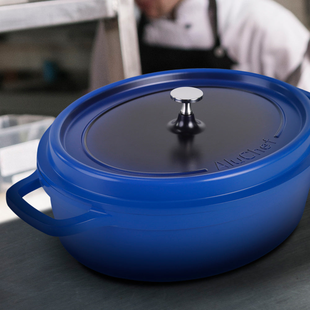 AluChef Oval Casserole - Green