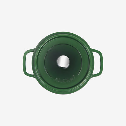 AluChef Round Casserole 20 cm - Green