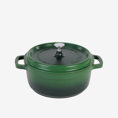 AluChef Round Casserole 24 cm - Green