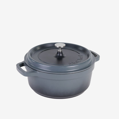 AluChef Round Casserole 24 cm - Grey