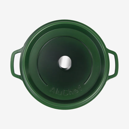 AluChef Round Casserole 28 cm - Green
