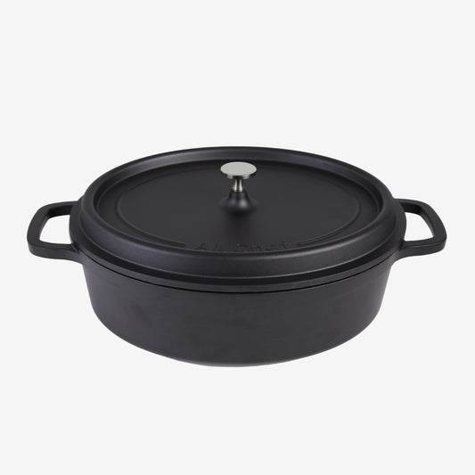 AluChef Oval Casserole - Black