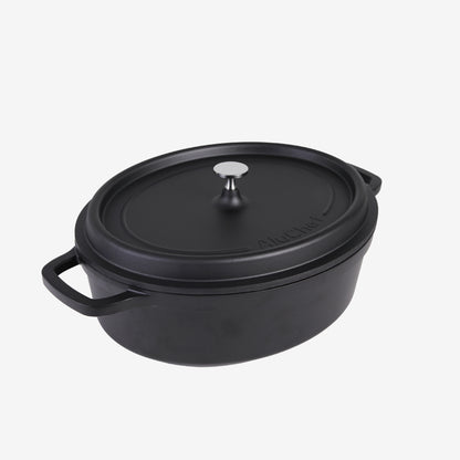 AluChef Oval Casserole - Black