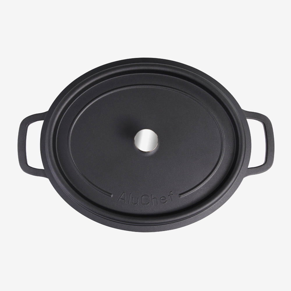 AluChef Oval Casserole - Black