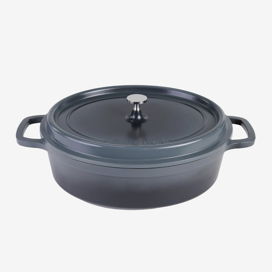 AluChef Oval Casserole - Grey