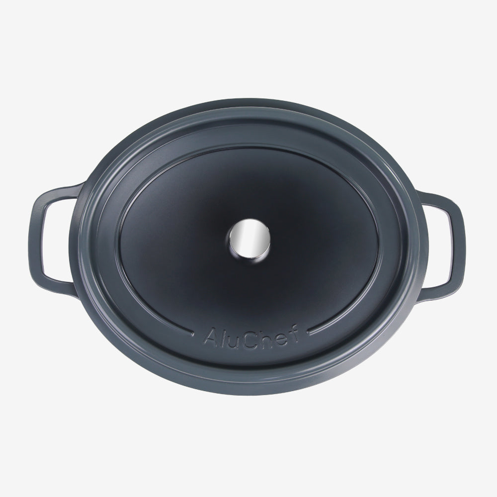 AluChef Oval Casserole - Grey