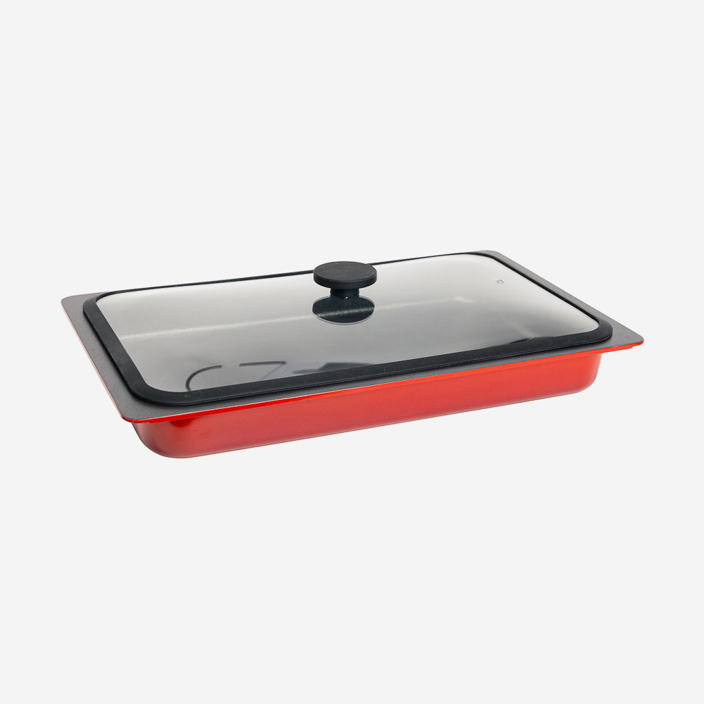 AluChef Gastronorm GN1/1 Pan - Red