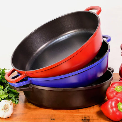 AluChef Round Casserole 20 cm - Grey